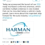 支持5G：Harman推互联网汽车通信所需的多频共形天线
